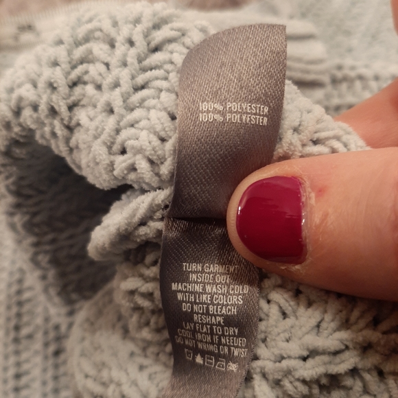 Aerie Oversized Mint Green Sweater Size Small Petite - Picture 8 of 8